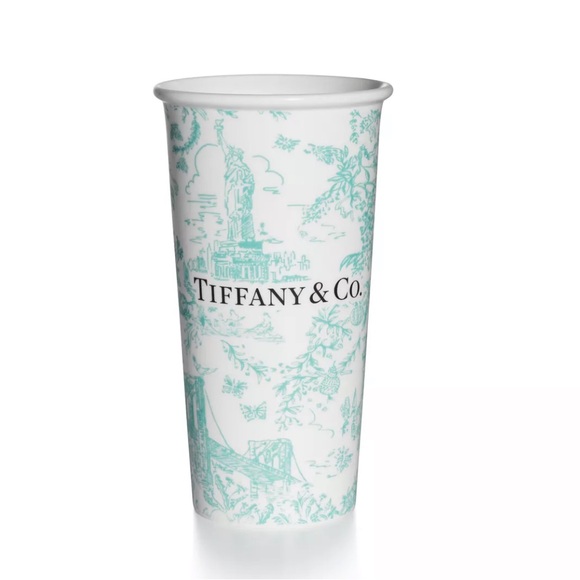 Tiffany & Co. Blue and White Coffee Cup - Picture 1 of 7